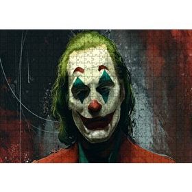 Cakapuzzle Joker Yakın Plan Yüz Çizim 500 Parça Puzzle