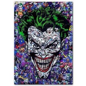 Cakapuzzle Joker Yüz Çizimi Çizgi Roman 120 Parça Puzzle