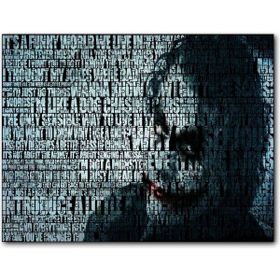 Cakapuzzle Joker Yüzü ve Replikleri 255 Parça Puzzle