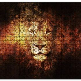 Cakapuzzle Judah Aslanı Fantastik Çizim Mdf 500 Parça Puzzle