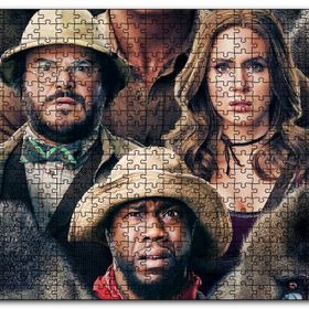 Cakapuzzle Jumanji Sonraki Seviye Film Görseli Mdf 1000 Parça Puzzle
