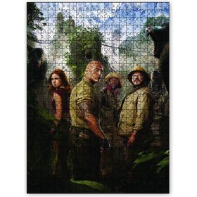 Cakapuzzle Jumanji the Next Level Dwayne Johnson Ahşap 255 Parça Puzzle
