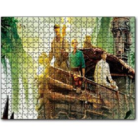 Cakapuzzle Jumanji Vahşi Orman Güvertede Maceracılar Mdf 500 Parça Puzzle