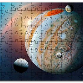 Cakapuzzle Jüpiter ve Uyduları Mdf 255 Parça Puzzle