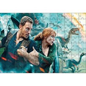 Cakapuzzle Jurassic World Kayıp Krallık 120 Parça Ahşap Puzzle