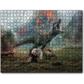 Cakapuzzle Jurassic World Kayıp Krallık T rex ve Yanardağ Mdf 1000 Parça Puzzle