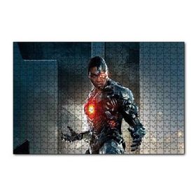 Cakapuzzle Justice League Cyborg 120 Parça Ahşap Puzzle