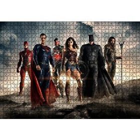 Cakapuzzle Justice League Kahramanlar 120 Parça Ahşap Puzzle