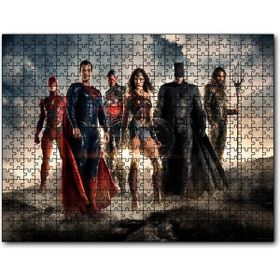 Cakapuzzle Justice League Kahramanlar Ahşap 500 Parça Puzzle