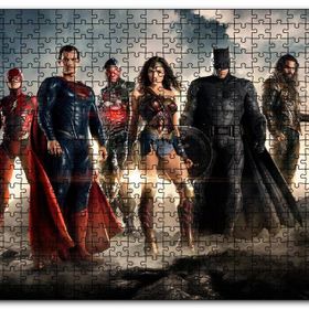 Cakapuzzle Justice League Kahramanlar Mdf 255 Parça Puzzle