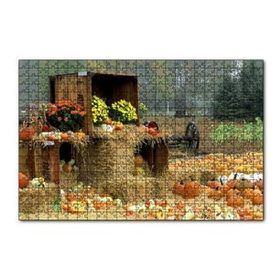 Cakapuzzle Kabaklar Samanlar ve Kasalar 120 Parça Ahşap Puzzle