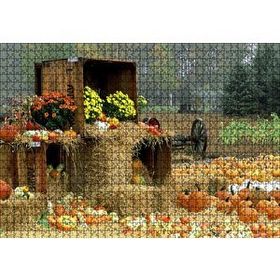 Cakapuzzle Kabaklar Samanlar ve Kasalar 120 Parça Ahşap Puzzle
