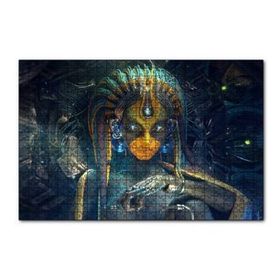 Cakapuzzle Kadın Cyborg Dijital Sanat 120 Parça Puzzle