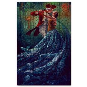 Cakapuzzle Kadın Erkek Dansı Rüya Sürrealizm Görseli 120 Parça Puzzle