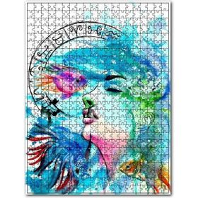 Cakapuzzle Kadın Figüründe Balık Burcu Görseli Ahşap 255 Parça Puzzle