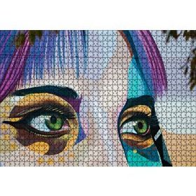 Cakapuzzle Kadın Gözü Boyama 1000 Parça Puzzle