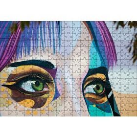 Cakapuzzle Kadın Gözü Boyama 255 Parça Puzzle
