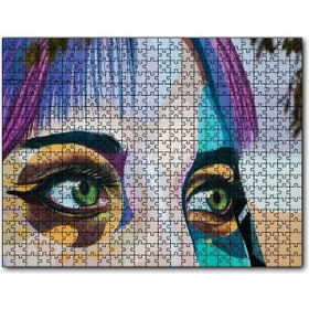 Cakapuzzle Kadın Gözü Boyama 500 Parça Puzzle