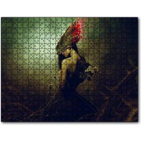 Cakapuzzle Kadın Karga Kanatlar ve Alevler Kompozisyon Mdf 255 Parça Puzzle