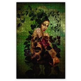 Cakapuzzle Kadın Sarmaşıklar Soyut 120 Parça Puzzle
