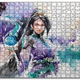 Cakapuzzle Kadın Savaşçı Suluboya Efekt Mdf 1000 Parça Puzzle
