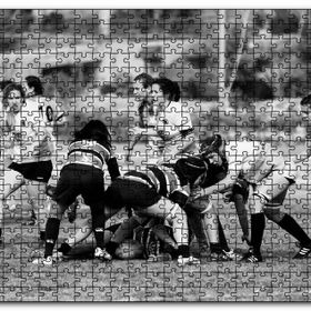 Cakapuzzle Kadın ve Spor Evrimi Görseli Mdf 1000 Parça Puzzle