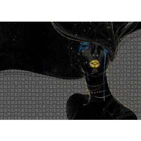 Cakapuzzle Kadın ve Takımyıldızlar Mdf 1000 Parça Puzzle