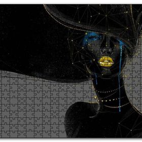 Cakapuzzle Kadın ve Takımyıldızlar Mdf 255 Parça Puzzle