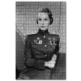 Cakapuzzle Kadın Yüzbaşı Siyah Beyaz Ahşap 1000 Parça Puzzle