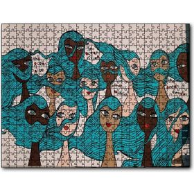 Cakapuzzle Kadınlar Okyanus Propagandası Mdf 1000 Parça Puzzle