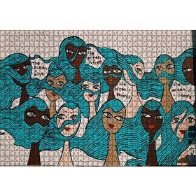 Cakapuzzle Kadınlar Okyanus Propagandası Mdf 1000 Parça Puzzle
