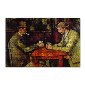 Cakapuzzle Kagit Oynayanlar Paul Cezanne 120 Parça Ahşap Puzzle