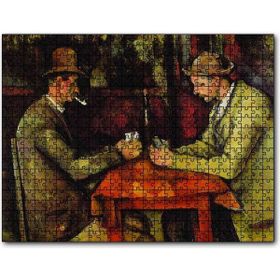 Cakapuzzle Kagit Oynayanlar Paul Cezanne Ahşap 500 Parça Puzzle