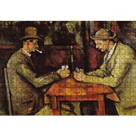 Cakapuzzle Kagit Oynayanlar Paul Cezanne Ahşap 500 Parça Puzzle