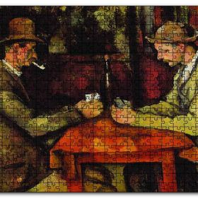 Cakapuzzle Kagit Oynayanlar Paul Cezanne Mdf 120 Parça Puzzle