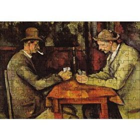 Cakapuzzle Kagit Oynayanlar Paul Cezanne Mdf 120 Parça Puzzle