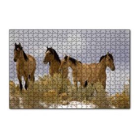 Cakapuzzle Kahve Rengi Atlar 120 Parça Puzzle