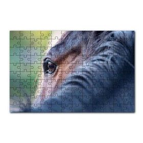 Cakapuzzle Kahverengi At Gözü Arkadan Yakın Çekim 120 Parça Ahşap Puzzle
