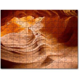 Cakapuzzle Kahverengi At Gözü Arkadan Yakın Çekim Mdf 120 Parça Puzzle