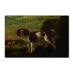 Cakapuzzle Kahverengi Beyaz Çoban Köpeği 255 Parça Puzzle