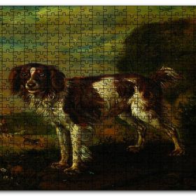 Cakapuzzle Kahverengi Beyaz Çoban Köpeği Mdf 500 Parça Puzzle