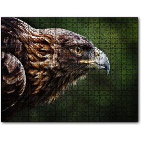 Cakapuzzle Kahverengi Kartal Keskin Bakışlar Mdf 1000 Parça Puzzle