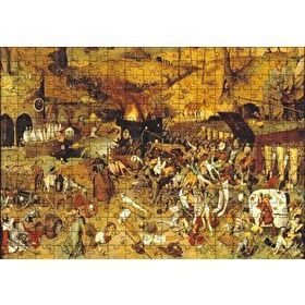 Cakapuzzle Kahverengi Köy Boyama Pieter Bruegel 255 Parça Puzzle