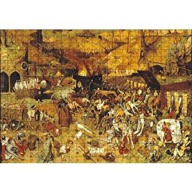Cakapuzzle Kahverengi Köy Boyama Pieter Bruegel Mdf 500 Parça Puzzle