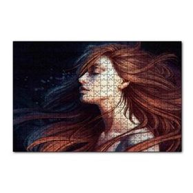 Cakapuzzle Kahverengi Saçlı Kız 120 Parça Puzzle