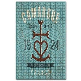 Cakapuzzle Kalp Ok Tasarımlı Çapa Tarz Görseli 120 Parça Puzzle