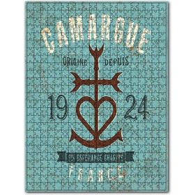 Cakapuzzle Kalp Ok Tasarımlı Çapa Tarz Görseli 120 Parça Puzzle