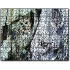 Cakapuzzle Kamufle Baykuş Mdf 120 Parça Puzzle