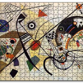 Cakapuzzle Kandinsky Sanat Resimleri Ahşap 1000 Parça Puzzle