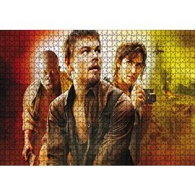 Cakapuzzle Kanlı Elmas Leo ve Jennifer Afiş 120 Parça Ahşap Puzzle